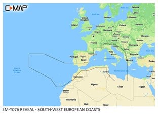 C-MAP® REVEAL™ - South-West European Coasts