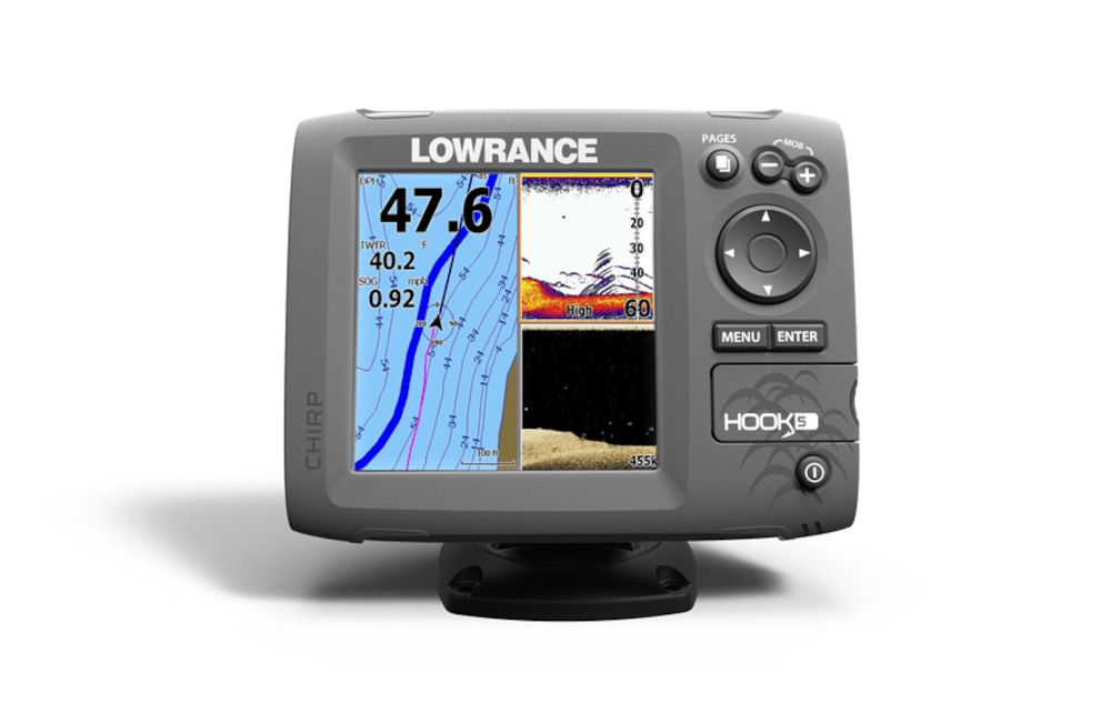 Hook-5 Ice Machine With Ice Transducer | Chartplotter Combo | Lowrance USA