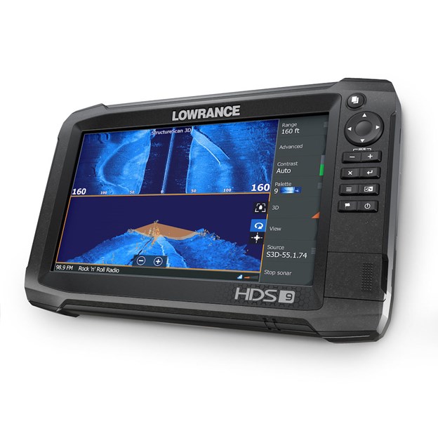 HDS Carbon 9 With TotalScan Transducer, Chartplotter Combo