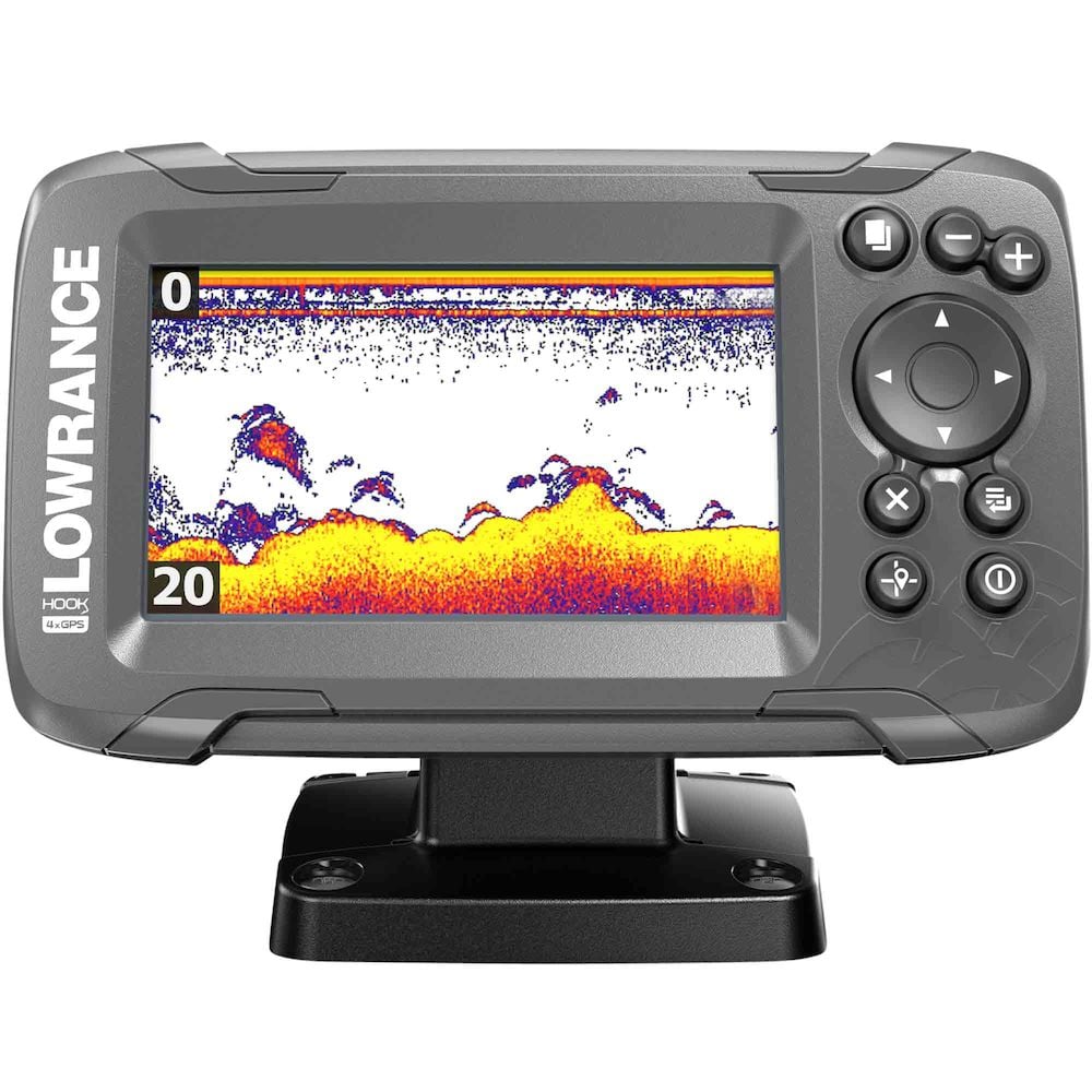 Lowrance Hook2 4x Bullet With Transducer Echo Sounder Fishfinder 