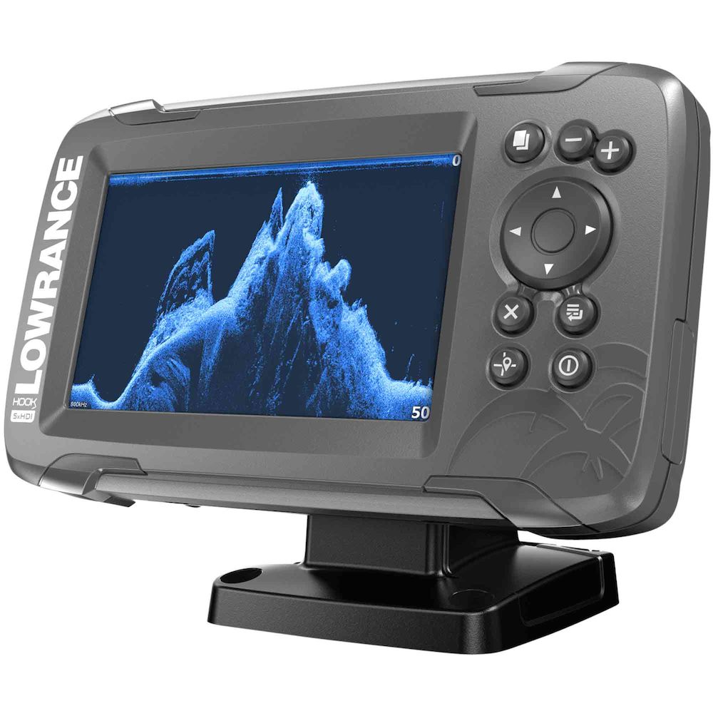 Lowrance LOW-000-14016-001 HOOK2-5x Fishfinder/GPS with SplitShot Transducer 