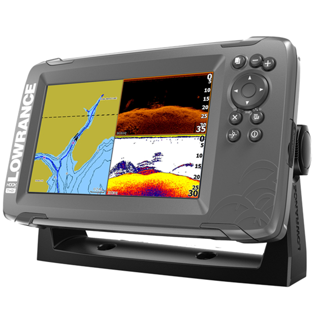 HOOK² 7 with SplitShot Transducer and Coastal Maps