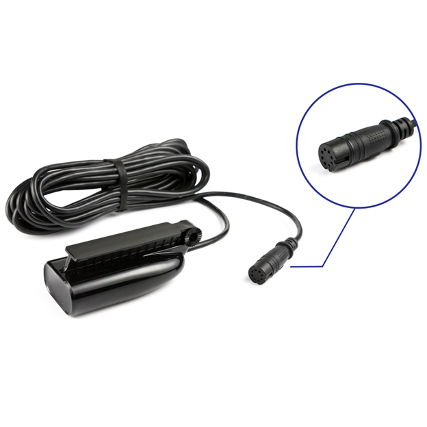 SPLITSHOT TRANSDUCER FOR HOOK 2 Tilt 0° INSTALLATION TRANSOM MOUNT  CONNECTOR LOWRANCE 9 PIN XSONIC Model SPLIT SHOT HDI FREQUENCY 200 KHZ +  STRUCTURE SCAN (NO SIDESCAN)