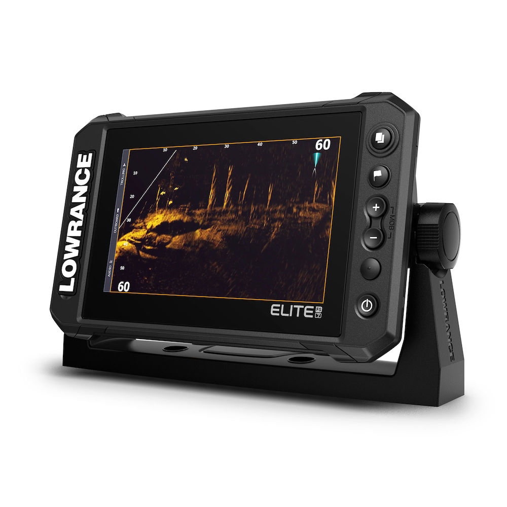 Lowrance Elite FS 7 Fish Finder with Active Imaging 3-in-1 Transducer Charts Preloaded C-MAP Contour 