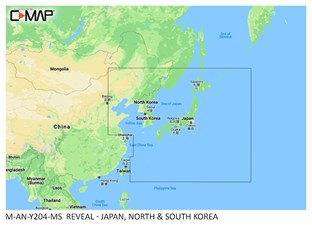 C-MAP® REVEAL™ - Japan, North & South Korea