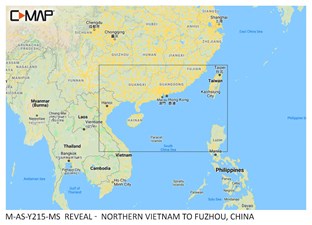 C-MAP® REVEAL - Northern Vietnam to Fuzhou, China