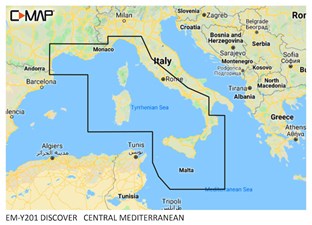 C-MAP® DISCOVER™ - Central Mediterranean