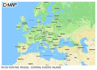 C-MAP® REVEAL™ - Central Europe Inland