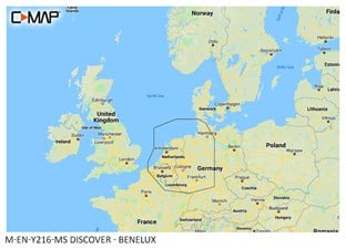 C-MAP® DISCOVER™ - BENELUX Inland & Coastal