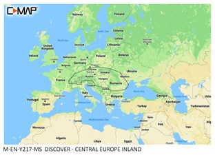 C-MAP® DISCOVER™ - Central Europe Inland