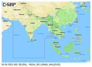 C-MAP® REVEAL™ - India, Sri Lanka, Maldives