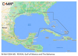 C-MAP® REVEAL™ - Gulf of Mexico and The Bahamas