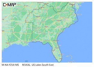 C-MAP® REVEAL™ - US Lakes South East