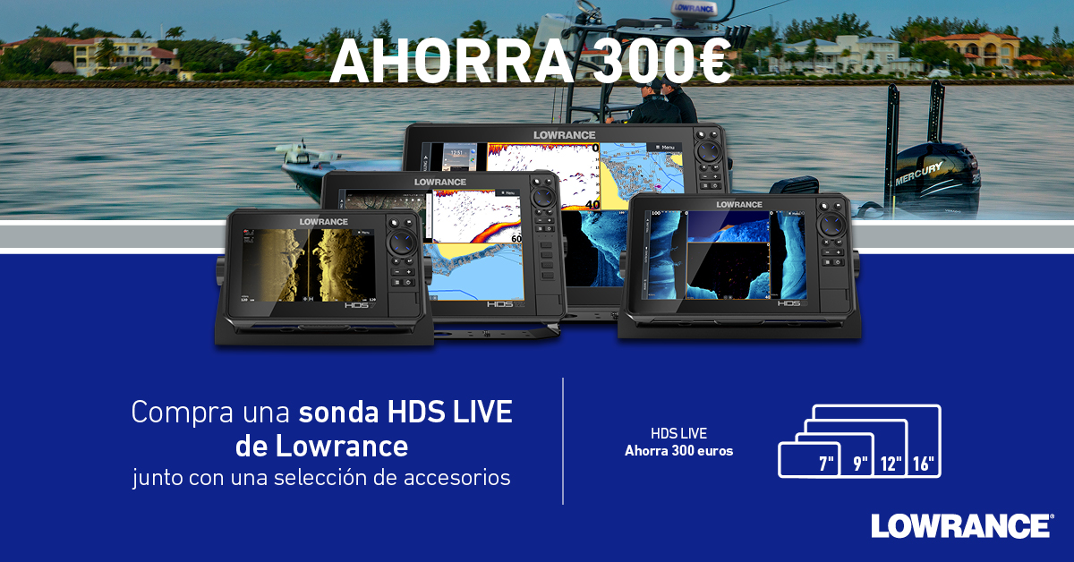 Tamano relativo arrepentirse Identidad Compra una sonda HDS LIVE junto con un accesorio y ahorra 300 euros |  Lowrance España