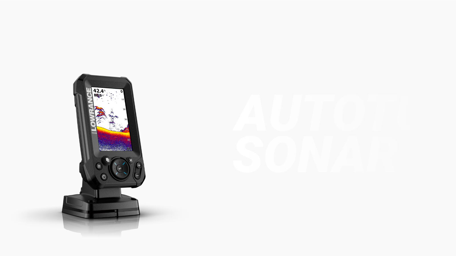 Autotuning Sonar feature shown on a 4 inch Eagle display