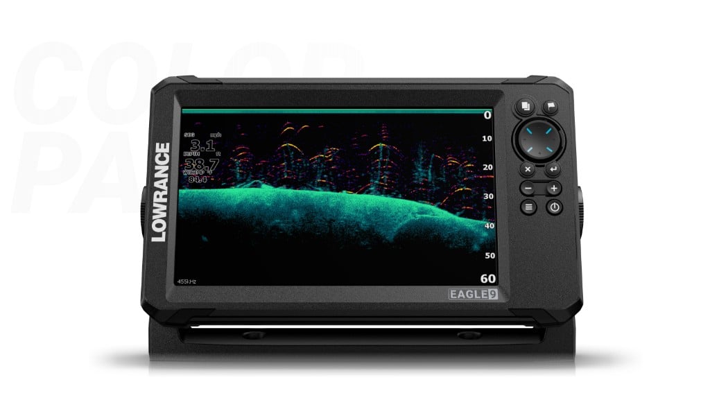 Different colour palettes for the Lowrance Eagle