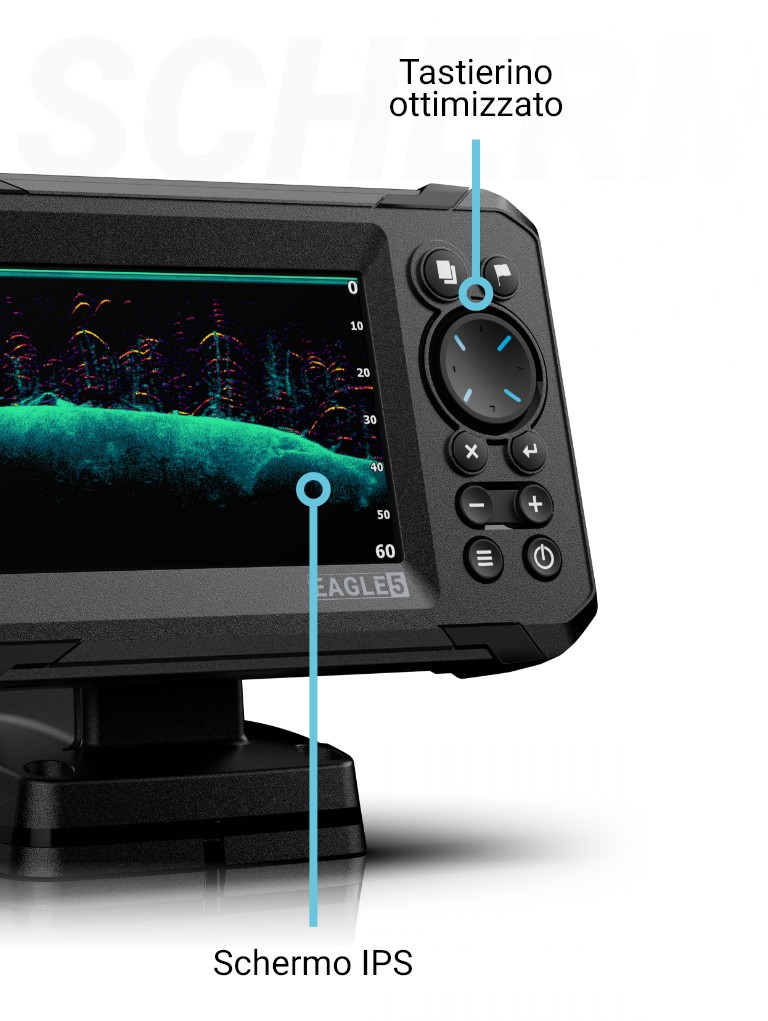 Lowrance Eagle 9 Transducteur Tripleshot Mer Lac Pêche à la Carpe Traîne A0771