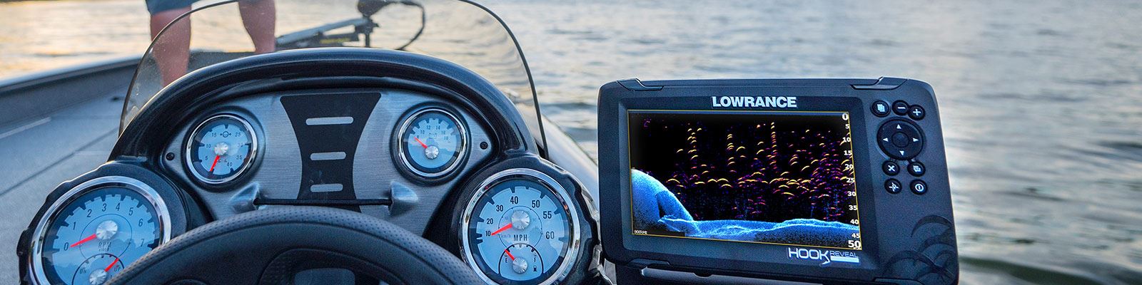 SONDEUR GPS LOWRANCE HOOK REVEAL 5