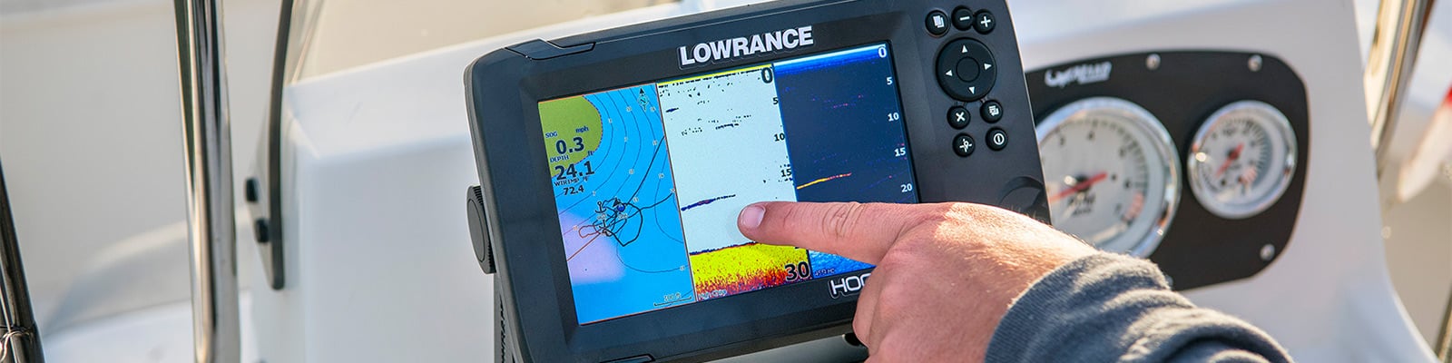 HOOK Reveal 7 SplitShot with CHIRP, DownScan & US Inland charts