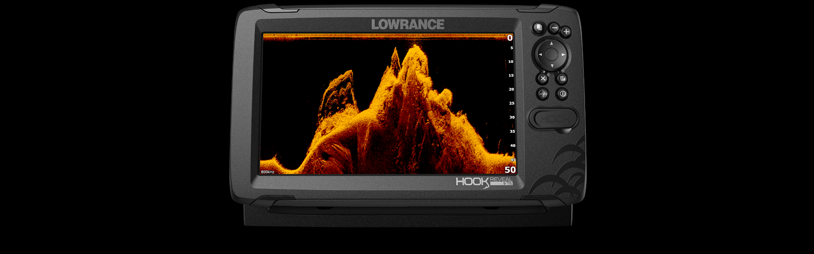 Lowrance HOOK Reveal 7 TripleShot Transducer Chartplotter Fishfinder